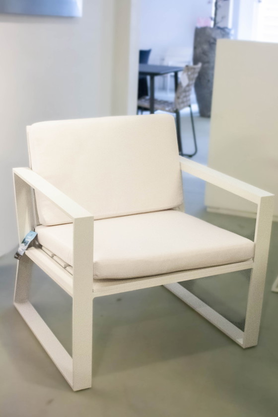 Image 1 of Table basse Borek Samos - 200x100 avec chaise (lot de 4)