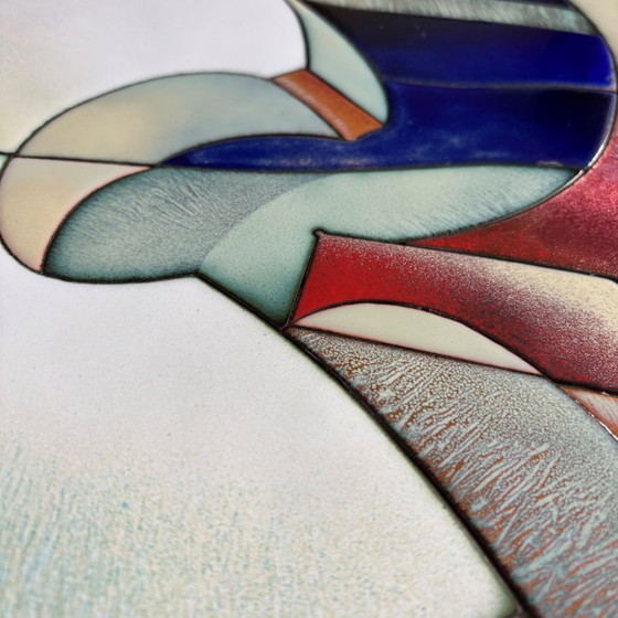 Image 1 of Obra de arte titulada «Strawinsky», cerámica sobre esmalte, Jan de Valk, 1991.