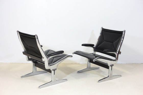 Charles and Ray Heames Airport Armchairs – Herman Miller, Chrome (photo 3 of 14)
