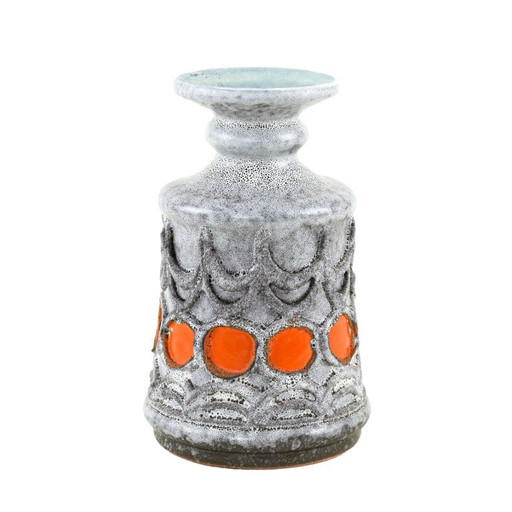 Vase en céramique, design allemand, années 1960, fabriqué par Strehla