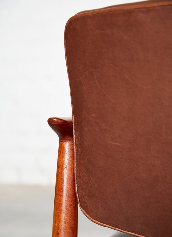 Image 1 of Sedia da capitano vintage in teak di Erik Buch per Ørum Møbler