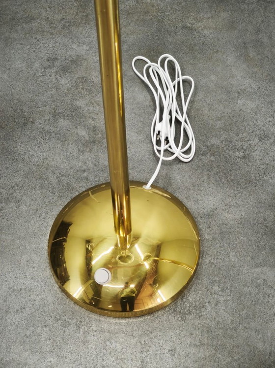 Pair of Space Age Bubble Glass and Brass Floor Lamps, 1970s – Floor lights, Metal (photo 6 of 14)