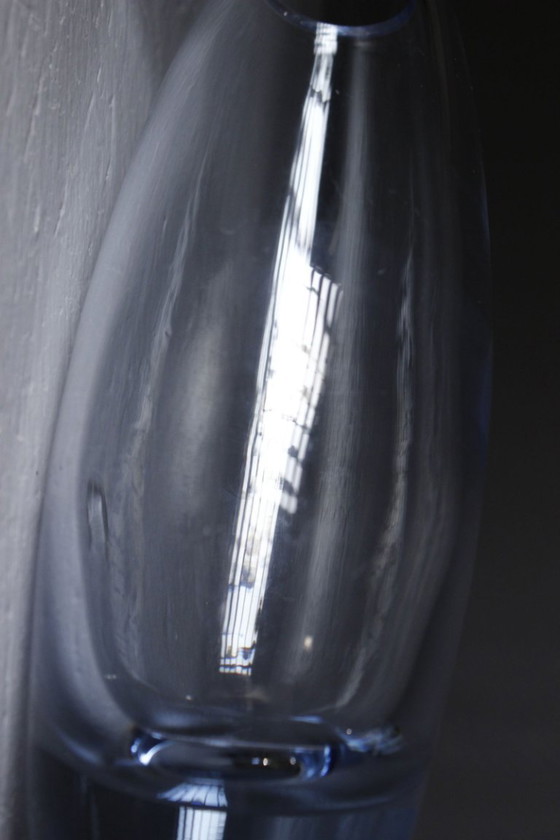 Image 1 of Per Lutken für Holmegaard – Hellblaue Vase der Hellas-Serie, Dänemark, 1962
