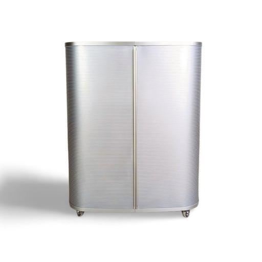 Cassettiera WOGG, mobile di design di Benny Mosimann, mobile ellittico