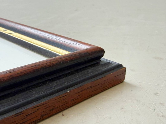 Image 1 of Framed original artwork with figurative scene and handwritten notes, 1980s