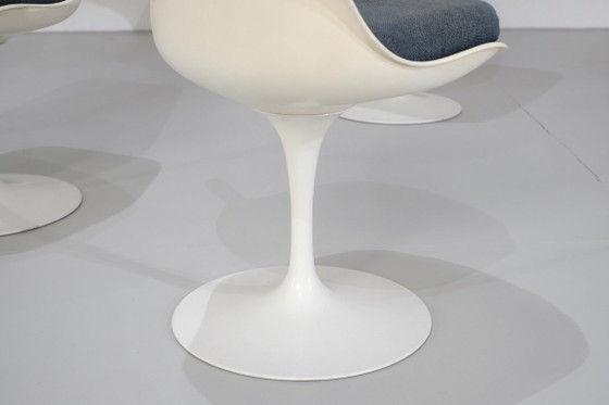 Image 1 of Satz „Tulip“-Stühle, entworfen von Eero Saarinen für Knoll International, USA, 1957