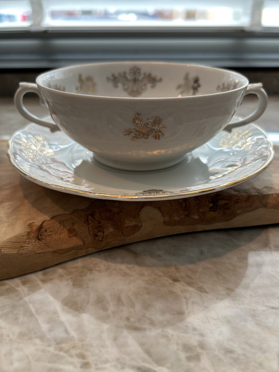 Image 1 of 2 cuencos de sopa antiguos de Baviera