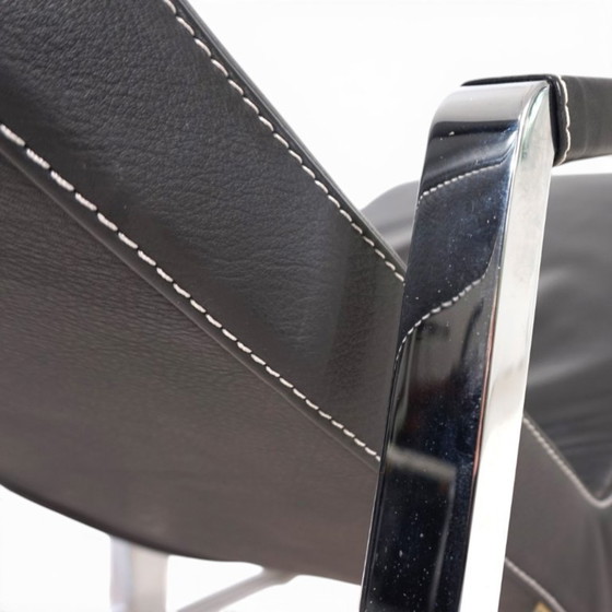 Image 1 of Team by Wellis MaRe Leder-Loungesessel und Chaiselongue von Christophe Marchand, 2002