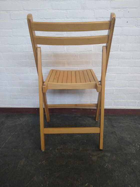 Image 1 of 4x sedie pieghevoli CTC in legno di faggio