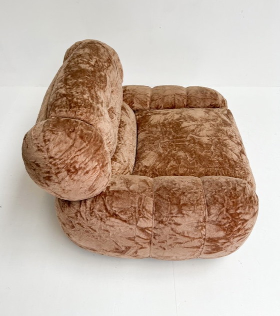 Image 1 of Poltrona XL in velluto italiano, anni '70