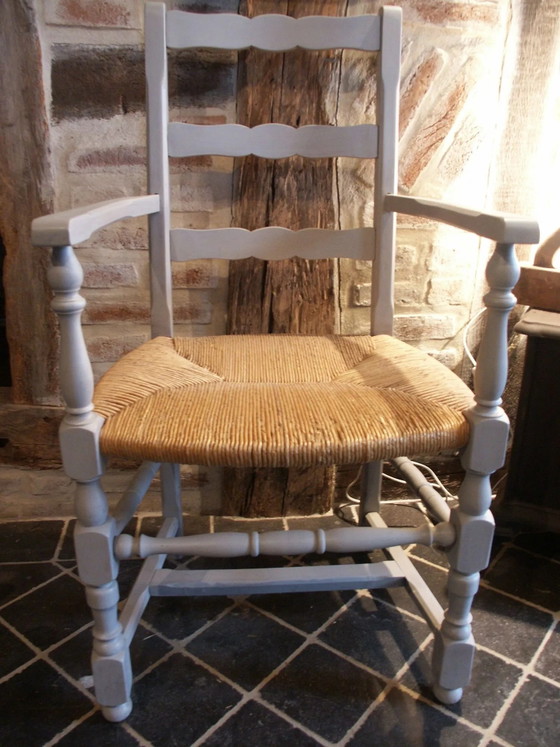 Chaise paillée relookée – Fauteuils, Bois (photo 7 of 7)