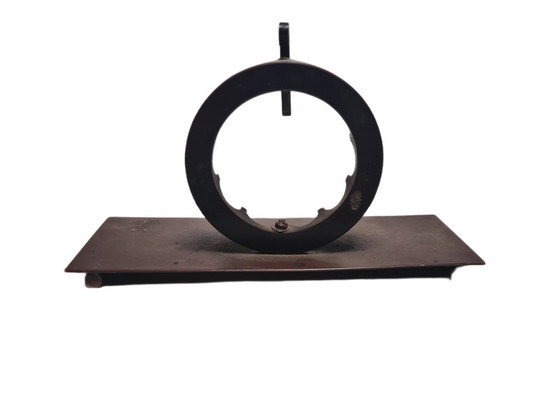 Art Deco Clock Stand, Sweden, 1900s – Bronze (photo 8 of 10)