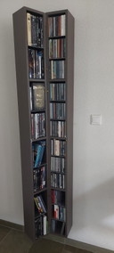 Mobiletto da parete per DVD e CD
