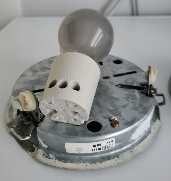 Image 1 of 2 Mid - Century Bauhaus Ceiling Lamps in Opaline White