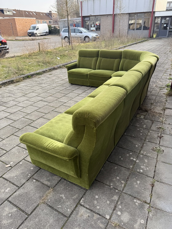 Image 1 of Set di divani componibili vintage XL da 7 pezzi anni '70