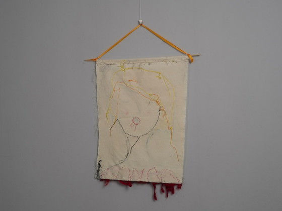 Arazzo tessile „Singer“ di Mathilde Renes, Paesi Bassi, 2018 – II – Decorazioni murali (photo 9 of 10)