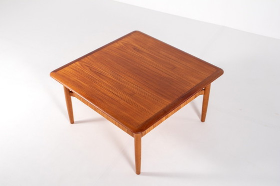 Image 1 of Mid-Century Square Coffee Table by Kurt Østervig for Jason Møbler, Denmark, 1960s