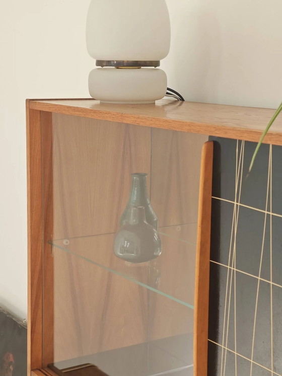High buffet / Sideboard U 372 / 386 by B Landsman and H Nepozytek 60 – Jitona, Display cabinets, Wood, Glass (photo 9 of 40)