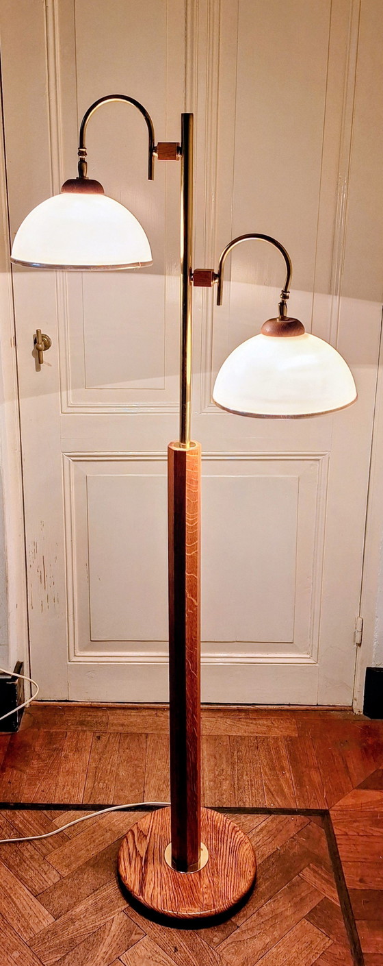 Image 1 of Lámpara de pie de madera Bony Design de los años 70