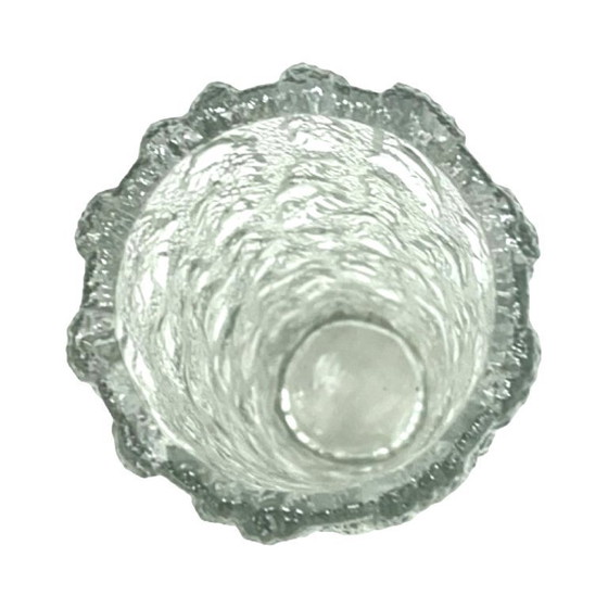 Image 1 of ARKTIS Georgshütte vase – Ice Bark Glass, Germany 1970s.