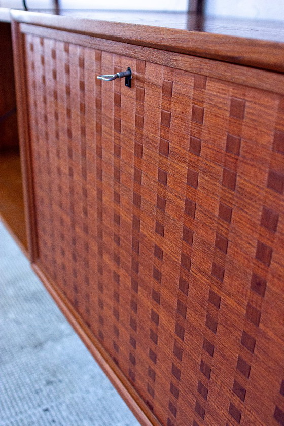 Poul Cadovius Cado Royal wandplank, plankensysteem, dressoir, vintage teakhout, Deens design, mid-century (photo 13 of 25)