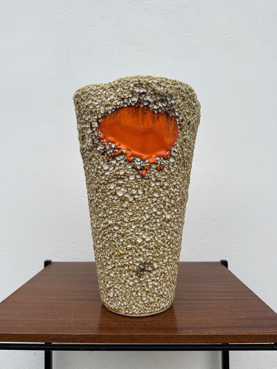 Image 1 of Große Keramikvase aus Vallauris, 1970er Jahre