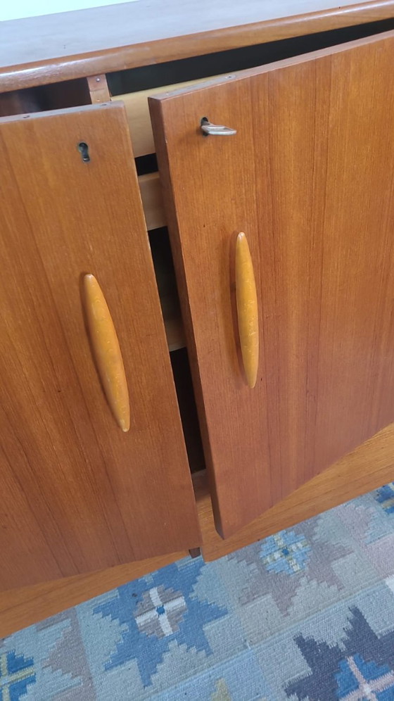 Image 1 of Armario escandinavo de teca y haya (años 60) 