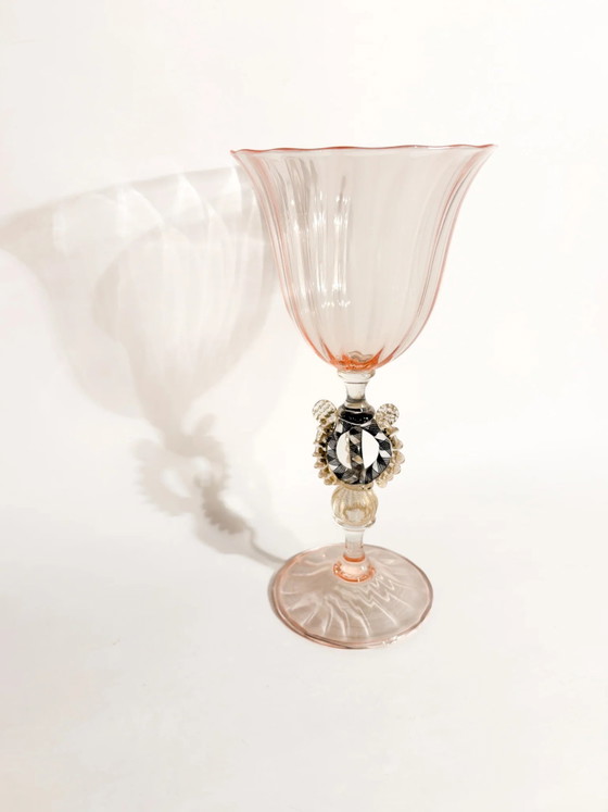 1970s La Murrina Pink and Gold Murano Glass – Decorative Objects (photo 3 of 12)