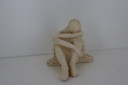Vintage Art Deco Style Sculpture – Resting Ballerina (Heavy Plaster, 1.6 kg)