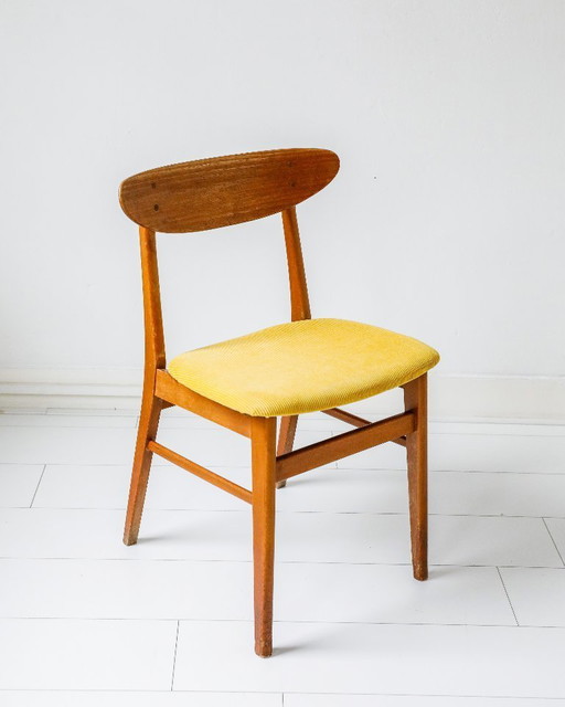 Vintage Scandinavian chair - reupholstered