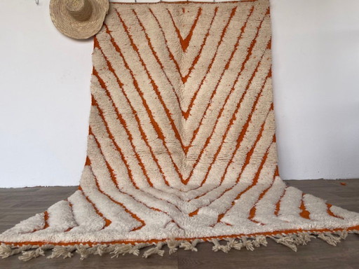 Tapis marocain en laine naturelle 250cmx150cm