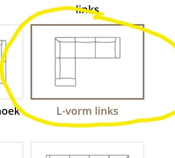Image 1 of Sofá de diseño Sav&Okse, en forma de L con otomana