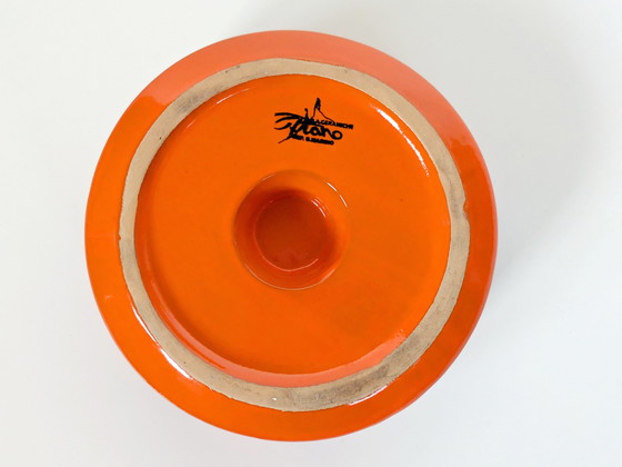 Image 1 of 1970s Promotional Ceramic Ashtray | Stock Italian Vermouth | Made in Italy