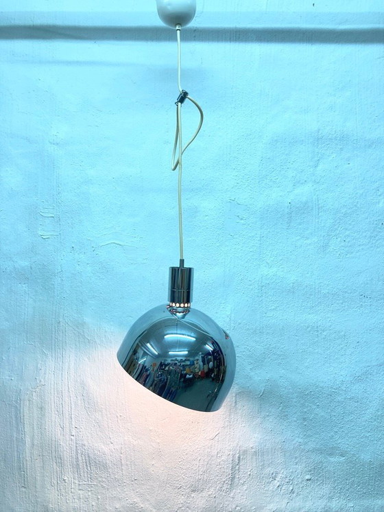 Image 1 of Lampada a sospensione dell'era spaziale italiana di Sirrah Design Franco Albini Franca Helg