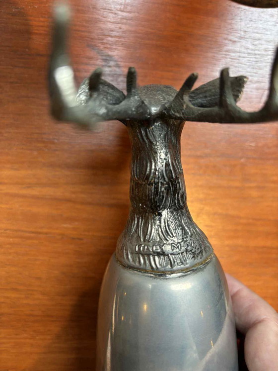 Image 1 of Vintage Mauro Manetti hert stijgbeugelbeker