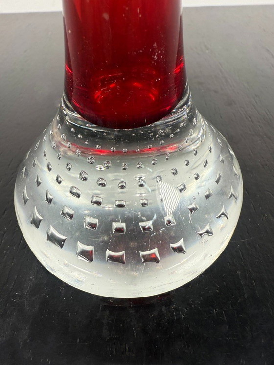 Image 1 of Jarrón escandinavo soplado a boca Aseda - Suecia