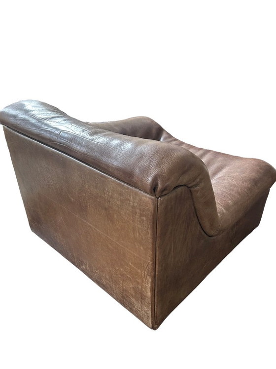 De Sede DS-46 vintage 2-zits bank buffelleer jaren 70 RETRO – 2 zitsbanken, Leather (photo 18 of 20)