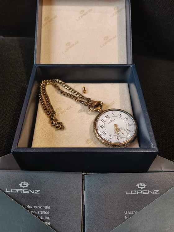 Image 1 of Orologio da Tasca LORENZ Meccanico "Il Cacciatore" Ref. 16421 AW - FULL SET Scatola e Garanzia (2002)