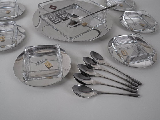 Image 1 of Set da dessert, design italiano, anni '70, produttore: GOTTINGHEN
