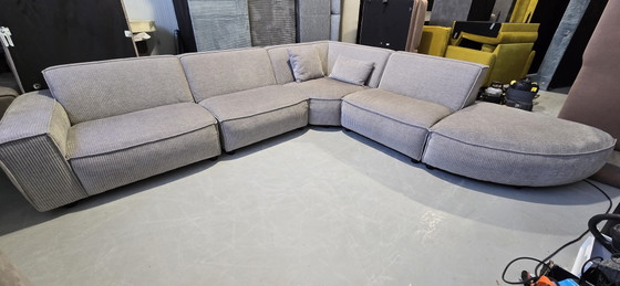 Hoekbank Eierkamp Losse Elementen Bank Ribstof – Eijerkamp, Banken, Textile (photo 10 of 13)