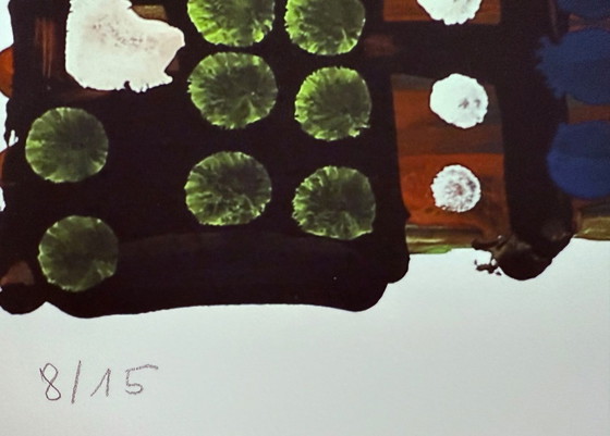 Image 1 of Paul Indrek Kostabi: "Estallido, 2016". Firmado a mano, nº 8/15. En Excelente Estado. Sólo una Edición de 15 Piezas.