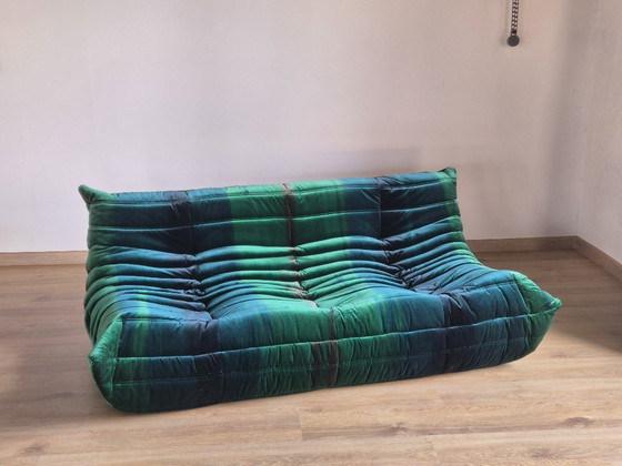 Image 1 of Togo Sofa 3 seater in Velvet by Michel Ducaroy for Ligne Roset