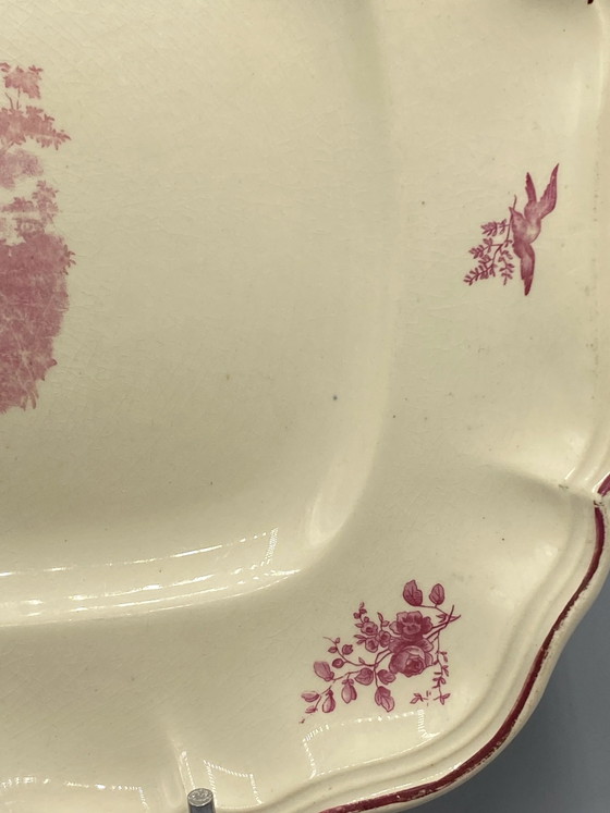 Grand Plat Décor Corot Sarreguemines – Objets déco (photo 3 of 7)