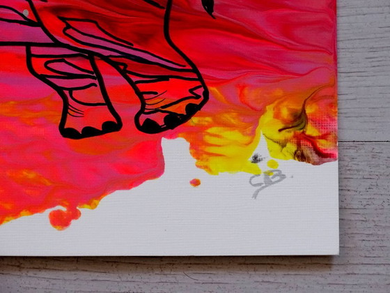 Elephant 2 Pink – Paintings & Drawings, Paper (photo 4 of 5)