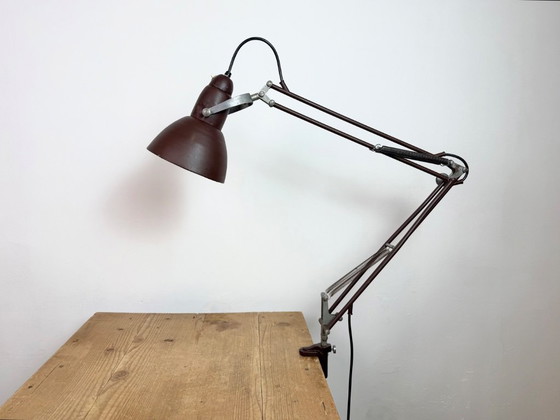 Image 1 of Vintage Brown Architect Table Lamp from Napako, 1950s
