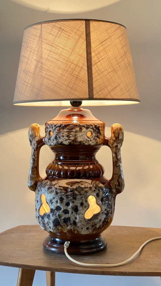 Image 1 of Fat Lava Lamp, Dubbele Verlichting, Vintage Stijl