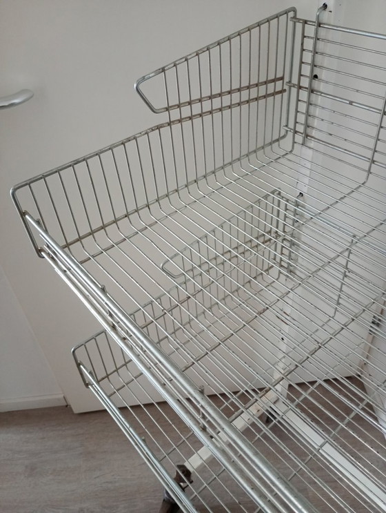 Image 1 of Vintage Industriële Winkelkar