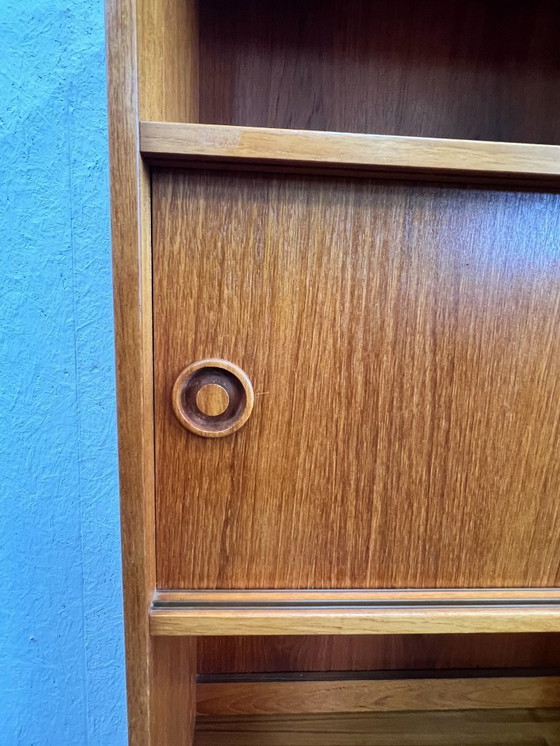 Image 1 of Vintage Highboard, Wandmeubel. Denemarken 1970's