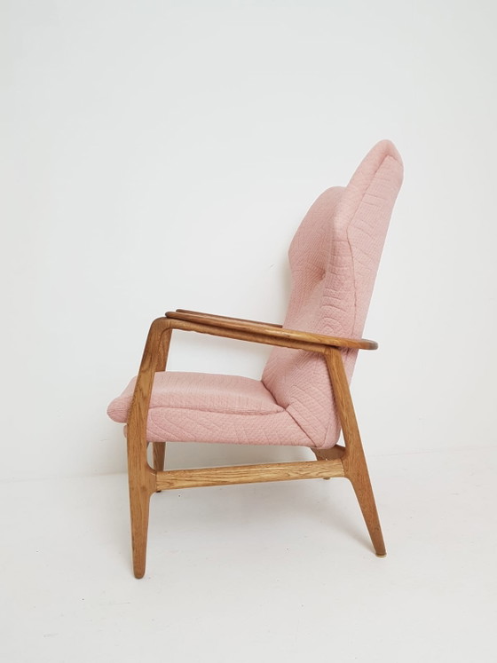 Poltrona Vintage Bovenkamp Rosa Nuovamente Rivestita Kvadrat Febrik – Poltrone, Wood, Polyester (photo 5 of 15)