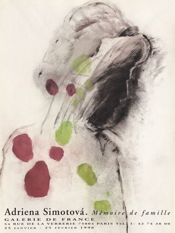 Image 1 of Adriena SIMOTOVA Expo 96 - Galerie de France 1 Poster 1996